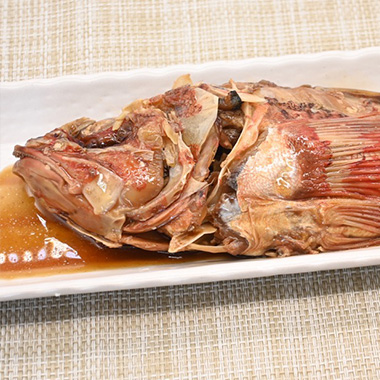 Simmered scabbard fish